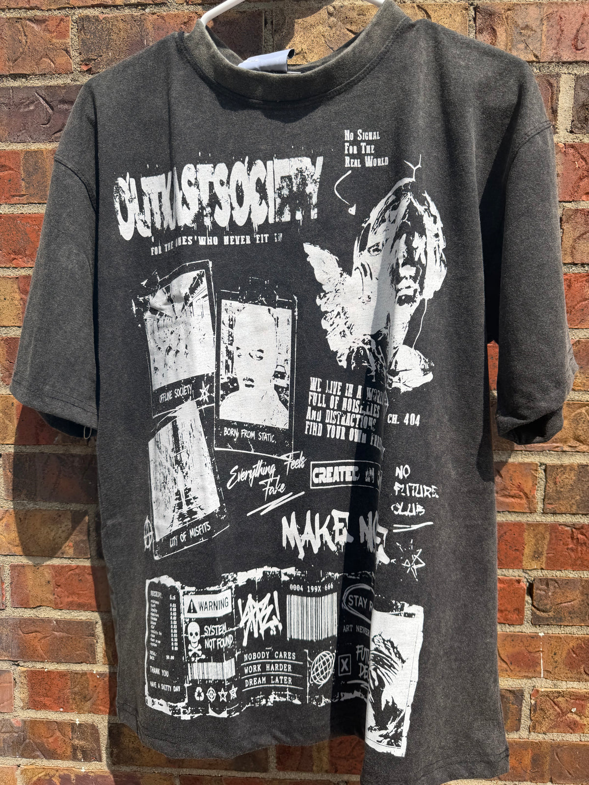 OutKast Society acid wash T-shirt