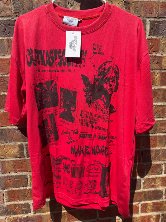 OutKast Society red T-shirt